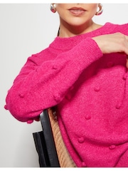 Monsoon Pink Bonita Bobble Jumper - Image 4 of 5