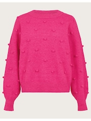 Monsoon Pink Bonita Bobble Jumper - Image 5 of 5