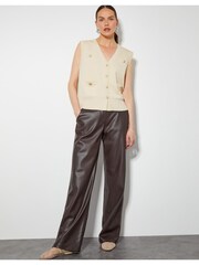 Monsoon Natural Sky Sleeveless Cardigan - Image 1 of 6