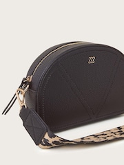 Monsoon Black Hali Leopard Strap Cross-Body Bag - Image 3 of 3