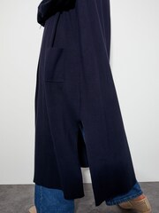 Monsoon Sade Zip Detail Longline pletena jopa - Slika 4 iz 4