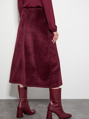 Monsoon Red Malika Cord Midi Skirt - Image 3 of 5