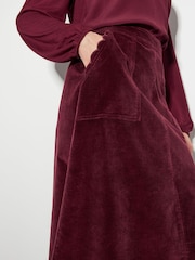 Monsoon Red Malika Cord Midi Skirt - Image 4 of 5