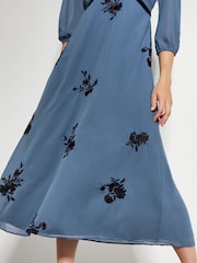 Monsoon Tessa V-Neck Floral Midi Dress - Bild 4 von 4