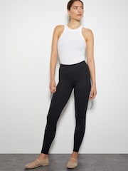 Monsoon Black Pree High Rise Ponte Leggings - Image 3 of 4