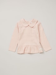 Lily & Jack Faux Fur Gilet 100% Cotton Top and Leggings Outfit Set - Image 6 of 6