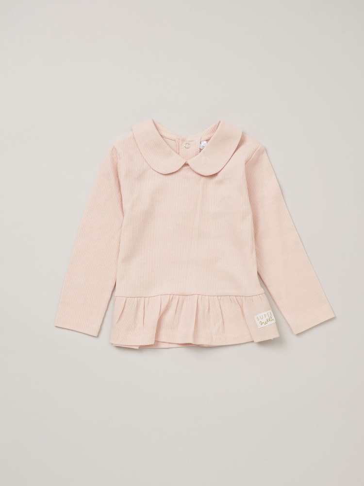 Lily & Jack Faux Fur Gilet 100% Cotton Top and Leggings Outfit Set - Image 6 of 6