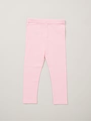Lily & Jack Faux Fur Gilet 100% Cotton Top and Leggings Outfit Set - Image 4 of 6