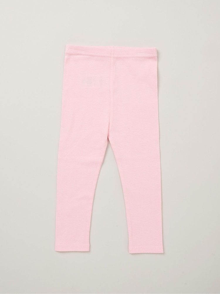 Lily & Jack Faux Fur Gilet 100% Cotton Top and Leggings Outfit Set - Image 4 of 6