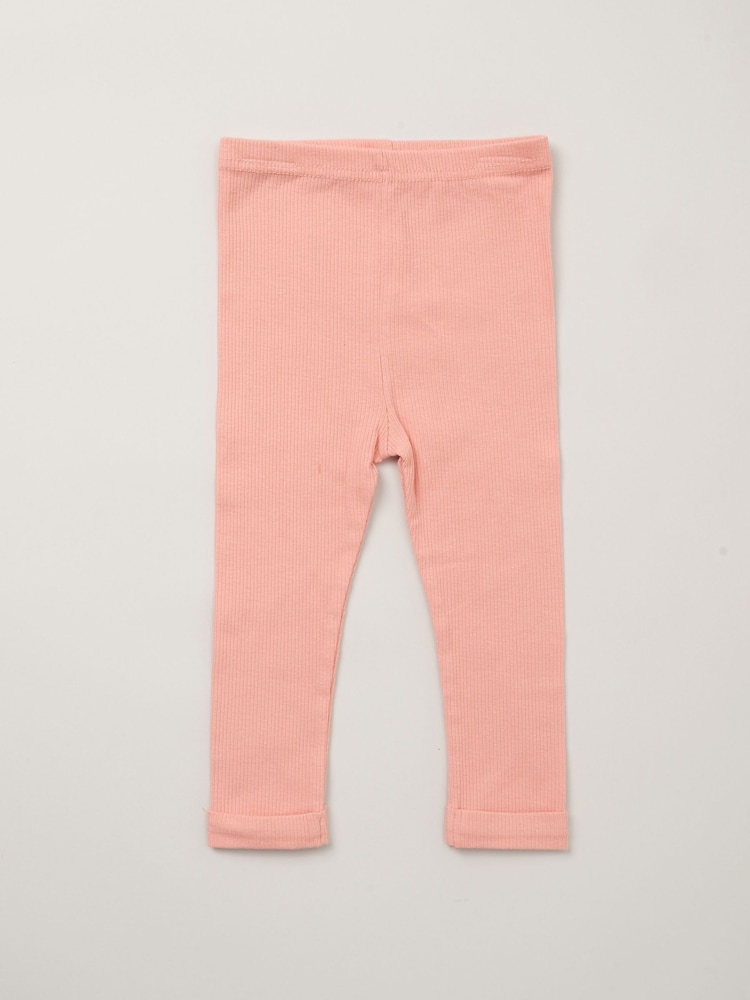 Lily & Jack Faux Fur Gilet 100% Cotton Top and Leggings Outfit Set - Image 5 of 6
