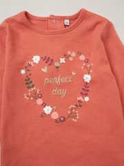 Lily & Jack Faux Fur Gilet 100% Cotton Top and Leggings Outfit Set - Image 6 of 6