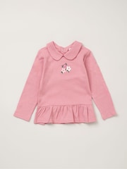 Lily & Jack Faux Fur Gilet 100% Cotton Top and Leggings Outfit Set - Image 5 of 6