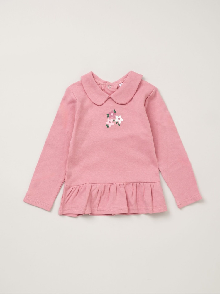 Lily & Jack Faux Fur Gilet 100% Cotton Top and Leggings Outfit Set - Image 5 of 6