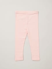 Lily & Jack Faux Fur Gilet 100% Cotton Top and Leggings Outfit Set - Image 4 of 6