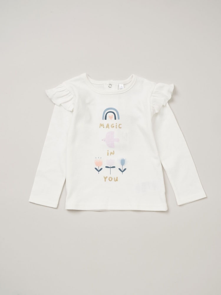 Lily & Jack Faux Fur Gilet 100% Cotton Top and Leggings Outfit Set - Image 6 of 6
