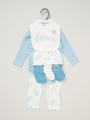 Lily & Jack Baby Bodysuit Hat Trousers 100% Cotton Bib and Socks Gift Set 10 Piece - Image 2 of 6