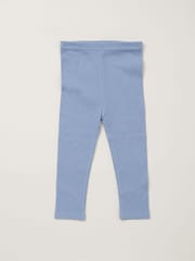 Lily & Jack Faux Fur Gilet 100% Cotton Top and Leggings Outfit Set - Image 5 of 6
