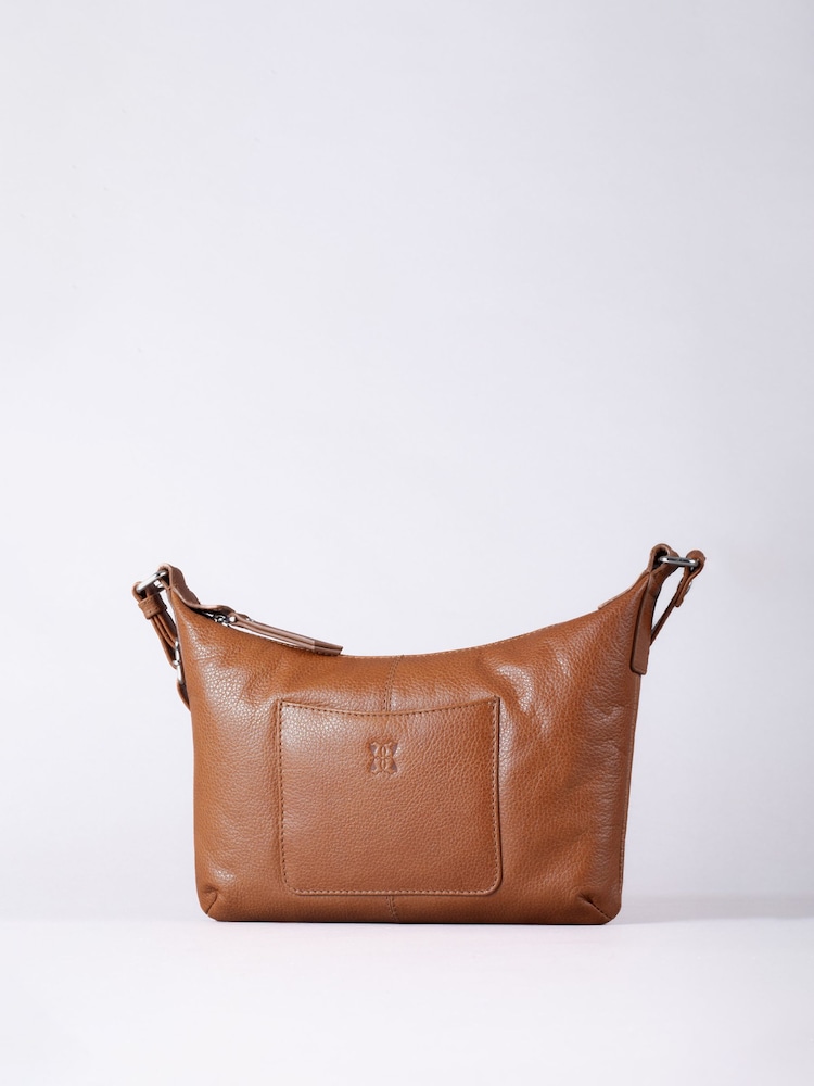 Lakeland Leather Brown Talkin Small Cross-Body Bag - Image 1 of 6