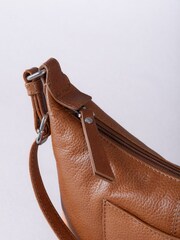 Lakeland Leather Brown Talkin Small Cross-Body Bag - Image 4 of 6