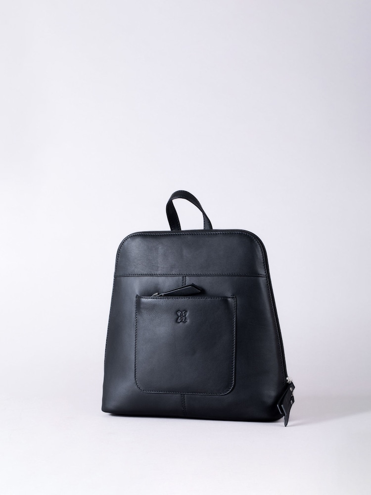 Lakeland Leather Black Talkin Backpack - Image 1 of 6