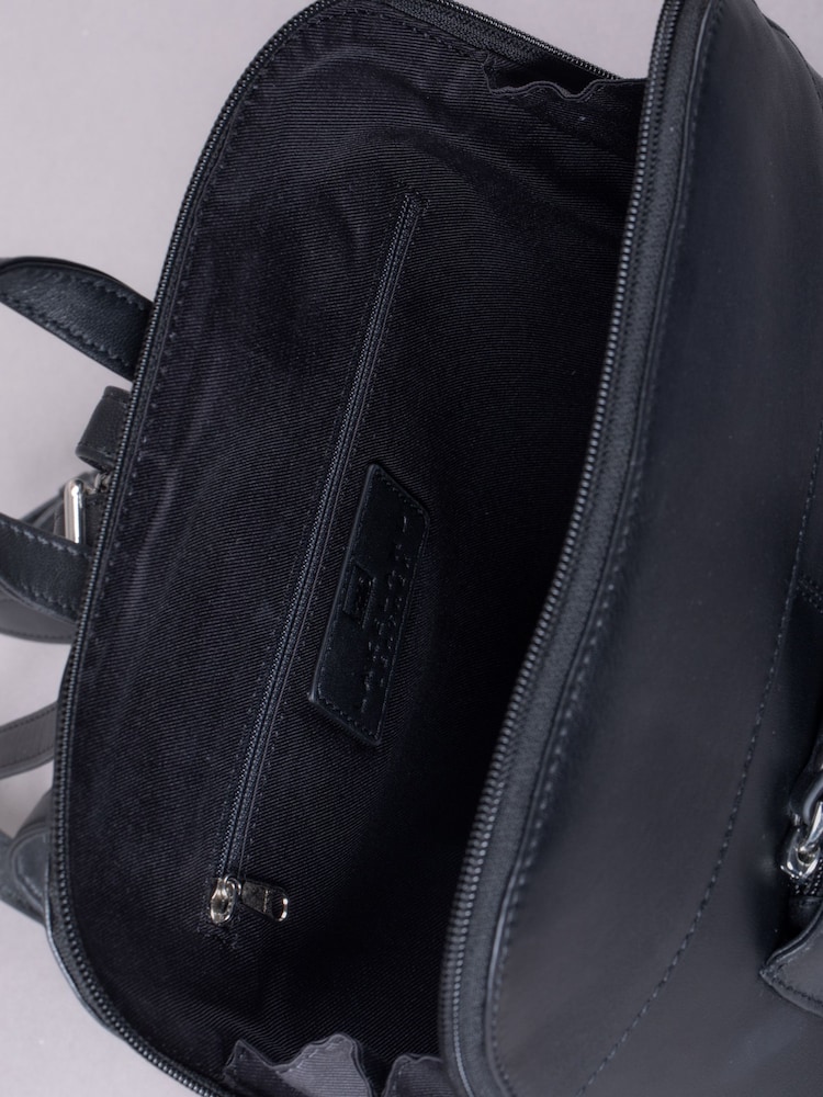Lakeland Leather Black Talkin Backpack - Image 6 of 6