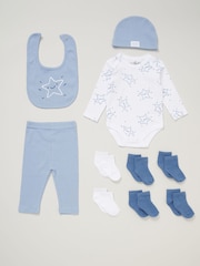 Lily & Jack Baby Bodysuit Hat Trousers 100% Cotton Bib and Socks Gift Set 10 Piece - Image 1 of 5