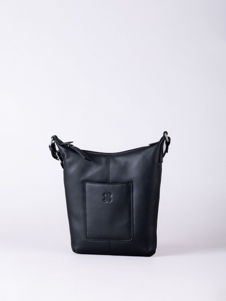 Lakeland Leather Black Medium Talkin Cross-Body Bag - Image 1 of 6