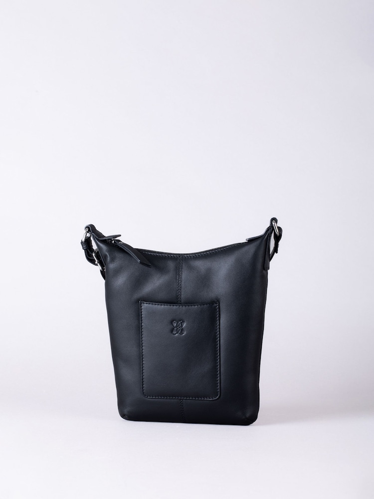 Lakeland Leather Black Medium Talkin Cross-Body Bag - Image 1 of 6 Lakeland Leather Black Medium Talkin Cross-Body Bag - Image 1 of 6