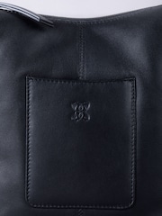 Lakeland Leather Black Medium Talkin Cross-Body Bag - Image 3 of 6
