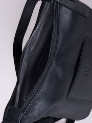 Lakeland Leather Black Medium Talkin Cross-Body Bag - Image 6 of 6