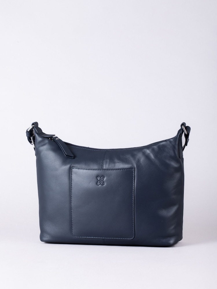 Lakeland Leather Blue Talkin Shoulder Bag - Image 1 of 6