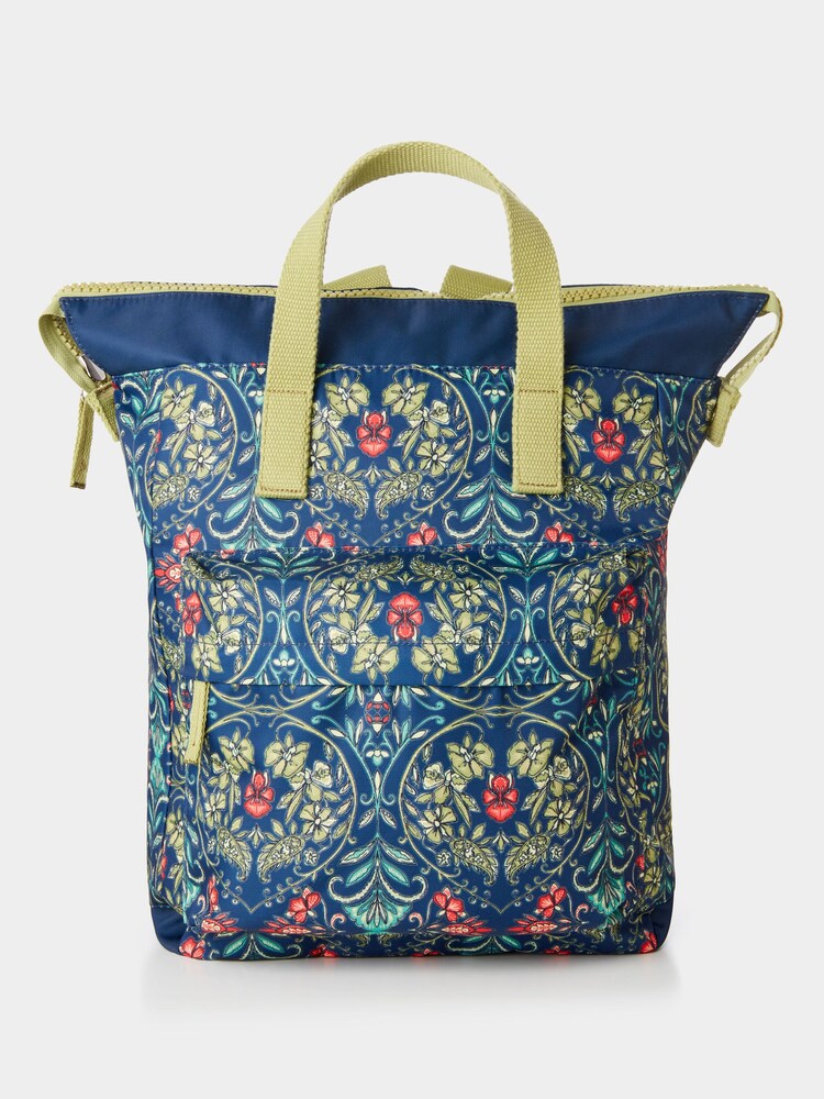 Joe Browns Green Recycled Content Soft Roll Top Printed Backpack - Image 1 of 5