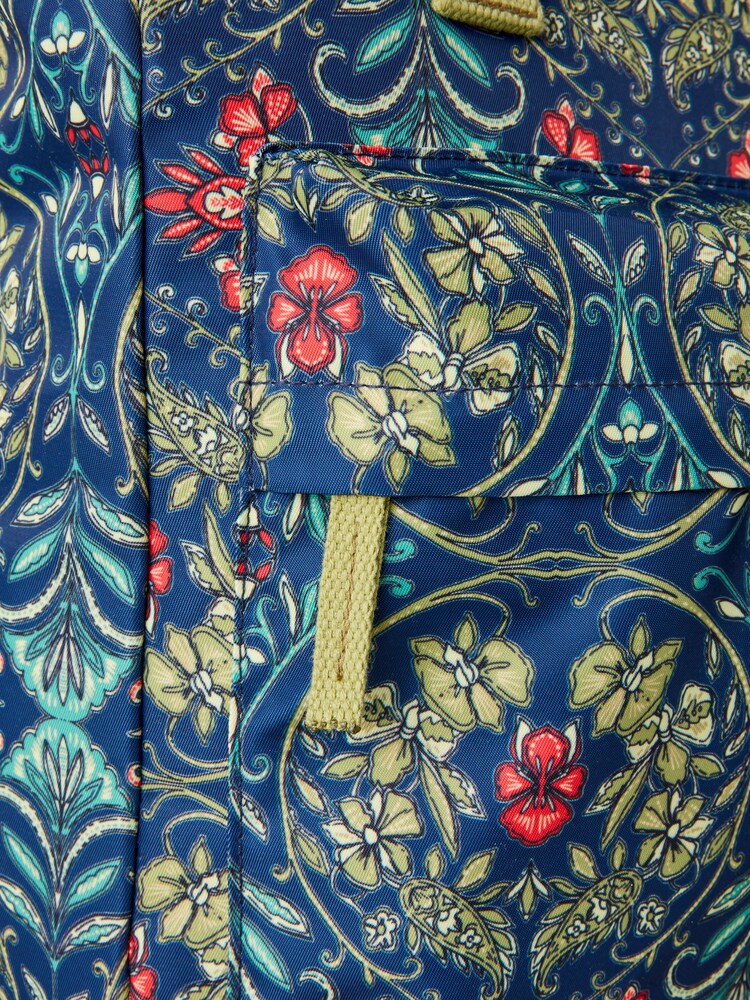 Joe Browns Green Recycled Content Soft Roll Top Printed Backpack - Image 5 of 5