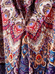 Joe Browns Purple Kaleidoscope Print Silky Square Scarf - Image 4 of 4