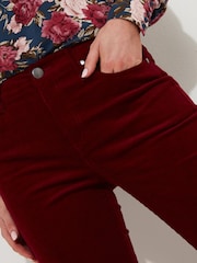 Joe Browns Red Berry Bootcut Cord Trousers - Image 4 of 8
