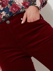 Joe Browns Red Berry Bootcut Cord Trousers - Image 5 of 8
