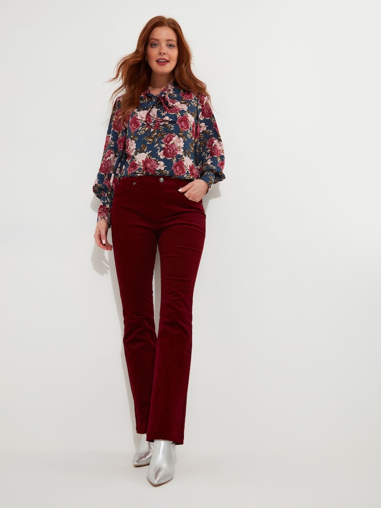 Joe Browns Berry Bootcut Velours côtelé Pantalons - Image 6 of 8