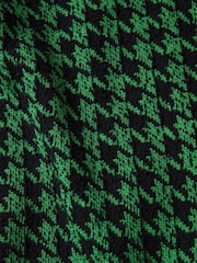 Joe Browns Green Dogtooth Check 2-In-1 Skirted Leggings - Image 6 of 6