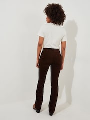 Joe Browns Brown Chocolate Bootcut Moleskin Trousers - Image 2 of 5