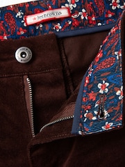 Joe Browns Brown Chocolate Bootcut Moleskin Trousers - Image 3 of 5