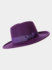 Joe Browns pentlja Podrobnosti Wire Rim Wool Fedora - Slika 3 iz 4