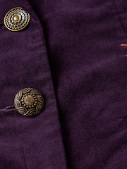 Joe Browns Purple Stitch Detail Moleskin Velvet Jacket - Image 8 of 10