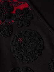 Joe Browns Bedrucktes Tunika-Top aus Jersey mit Blumen-Print Applikationen und Spitzensaum - Bild 7 von 8