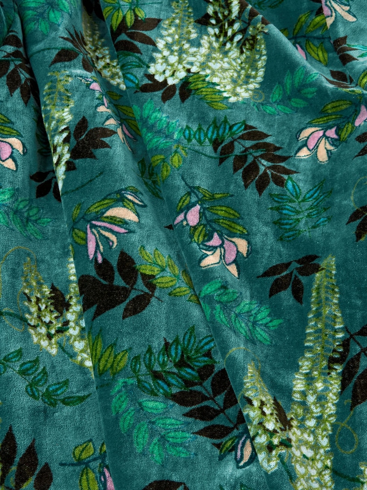 Joe Browns Fair Trade Velvet Blomster Kimono Jakke - Image 2 of 2