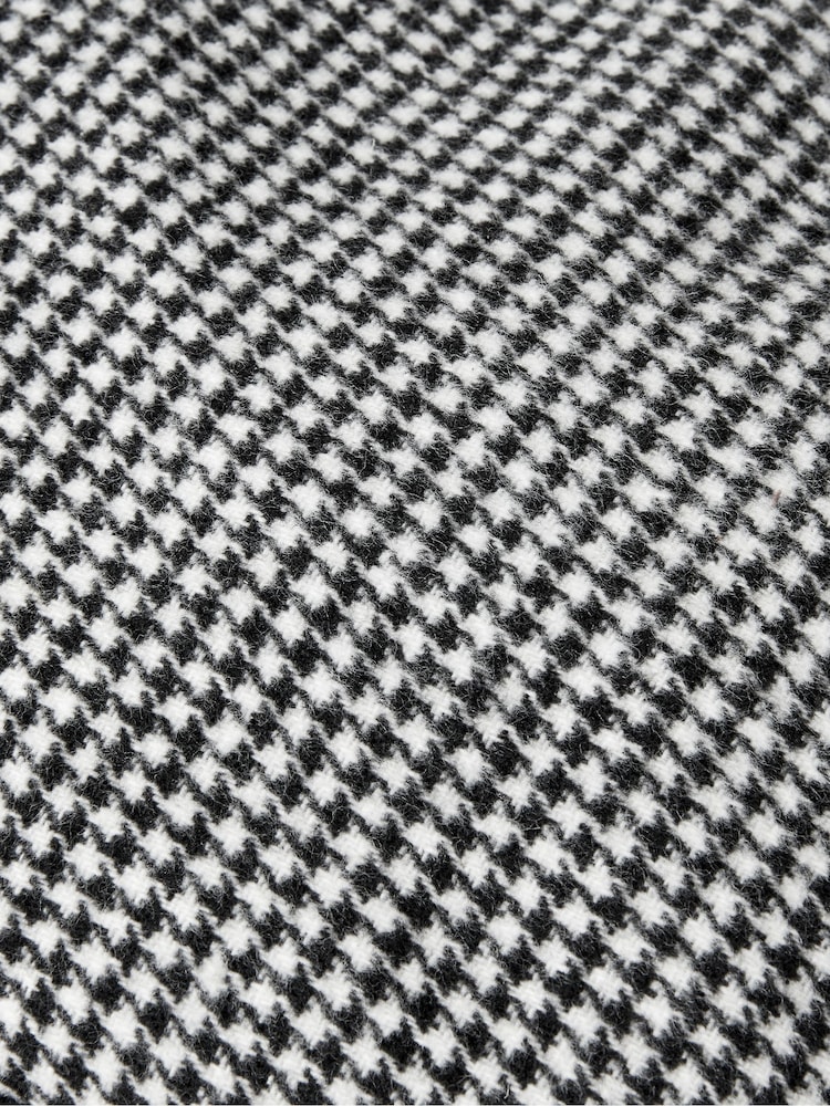 Joe Browns Black Retro Dogtooth Check Cap - Image 2 of 3