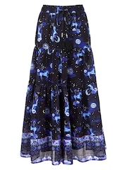 Joe Browns Vintage Celestial bedruckter Lagen-Maxirock - Bild 5 von 5