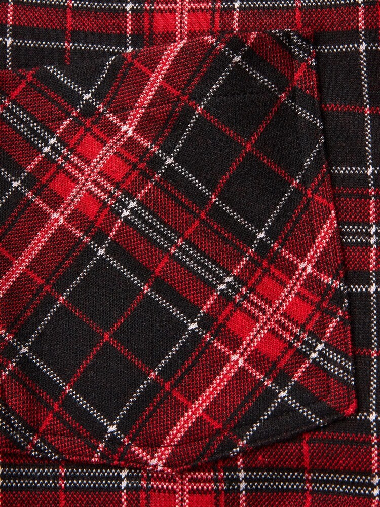 Joe Browns Red Tartan Check Zip Detail Skinny Trousers - Image 8 of 9