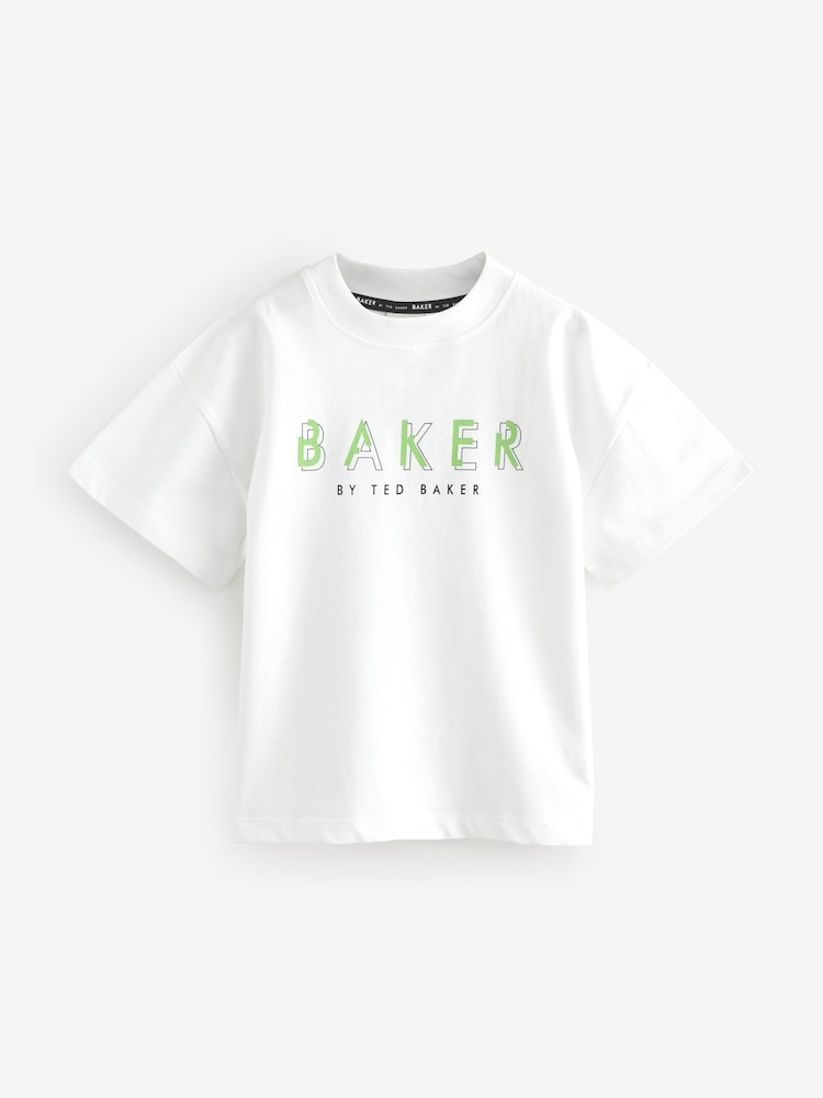 Baker by Ted Baker Graphic Print T-Shirts 3 Pack - Image 3 of 7