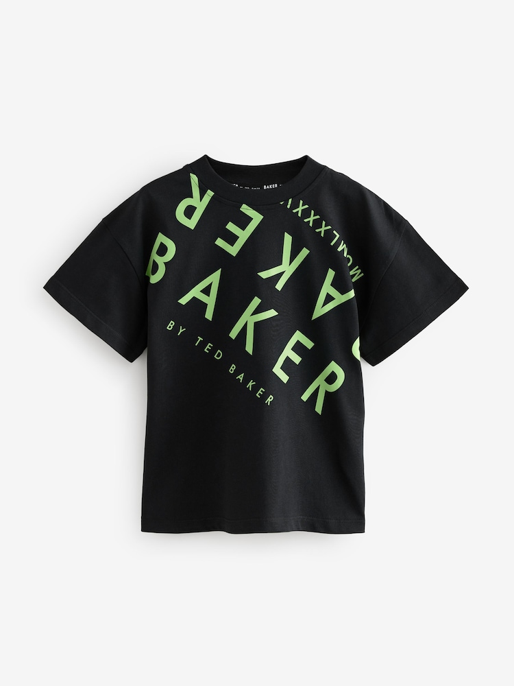 Baker by Ted Baker Graphic Print T-Shirts 3 Pack - Image 4 of 7