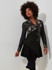 Joe Browns Palton tricotat Floral Imprimeu Abstract Midi - Image 3 of 7